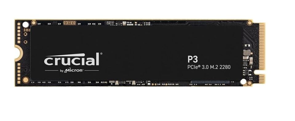 Crucial 1TB P3 M.2 NVMe PCIe CT1000P3SSD8 3500 - 3000MB-s 5 YIL Garanti Gen 3 Ssd