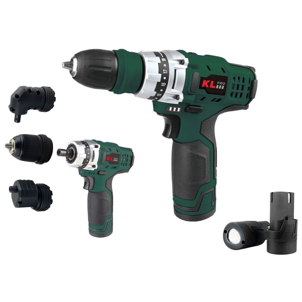 KLPRO KLNM1020S 10.8V 2.0A Li-ion Çift Akülü Profesyonel Vidalama