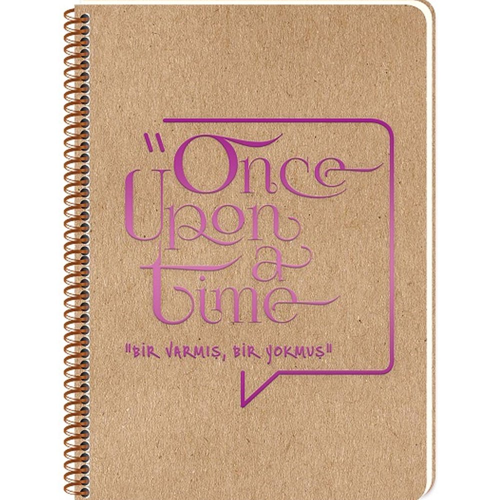 Keskin Color Spiralli S.Kapak Funky Defter 16,5x22,5 80 Yp.Çizgili