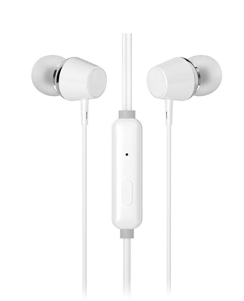 Hp DHE-7000-WT Kablolu Kulakiçi 3.5mm Jack Mikrofonlu Beyaz Kulaklık