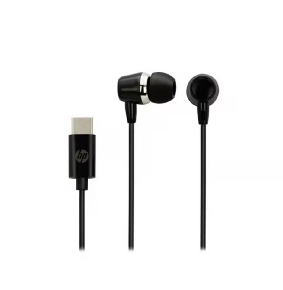 Hp DHE-7000C-BK Kablolu Kulakiçi Type-C Mikrofonlu Siyah Kulaklık