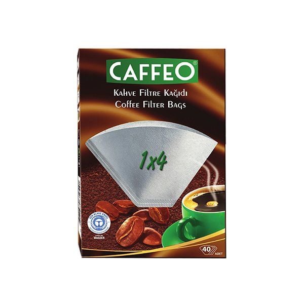 Caffeo Filtre Kahve Kağıdı 1 x 4 mm 40'lı Beyaz