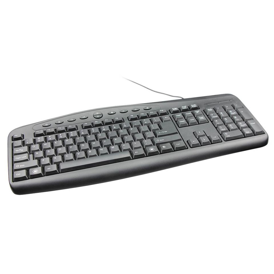 Vcom DK401 USB Siyah İngilizce Klavye