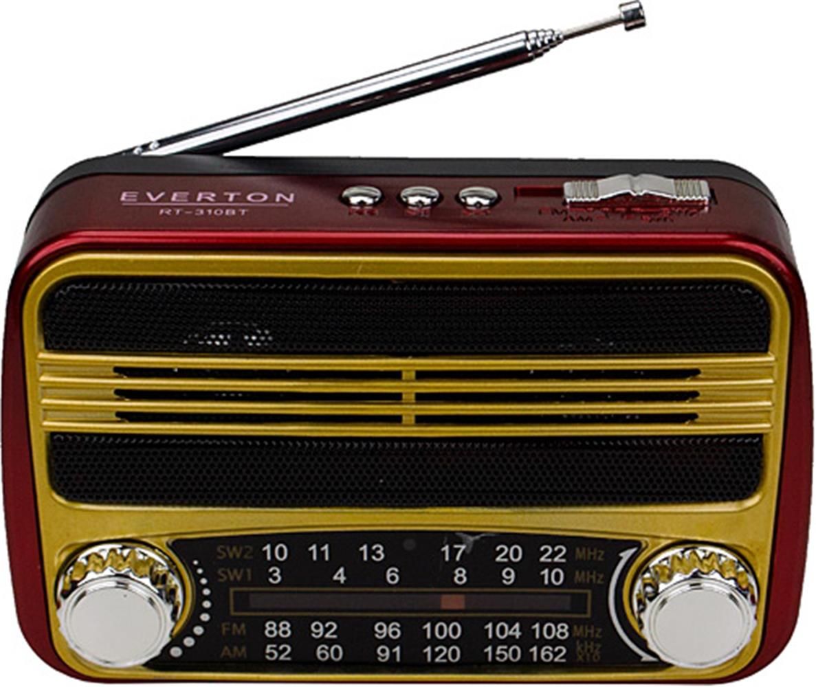 Everton Rt-310bt Bluetooth Fm-Usb-Tf Card- Nostaljik Radyo