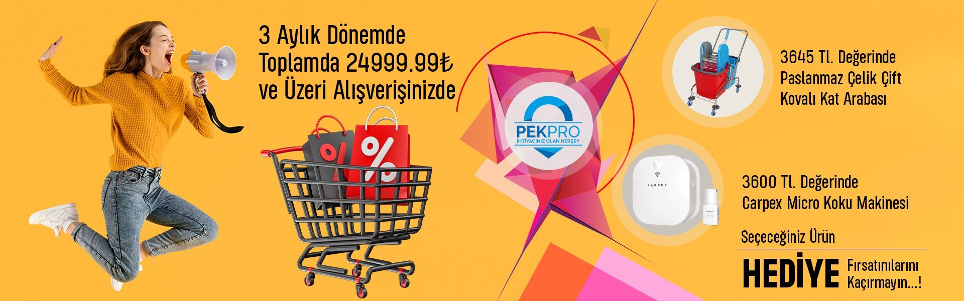 Sepette Hediye Kampanyası!